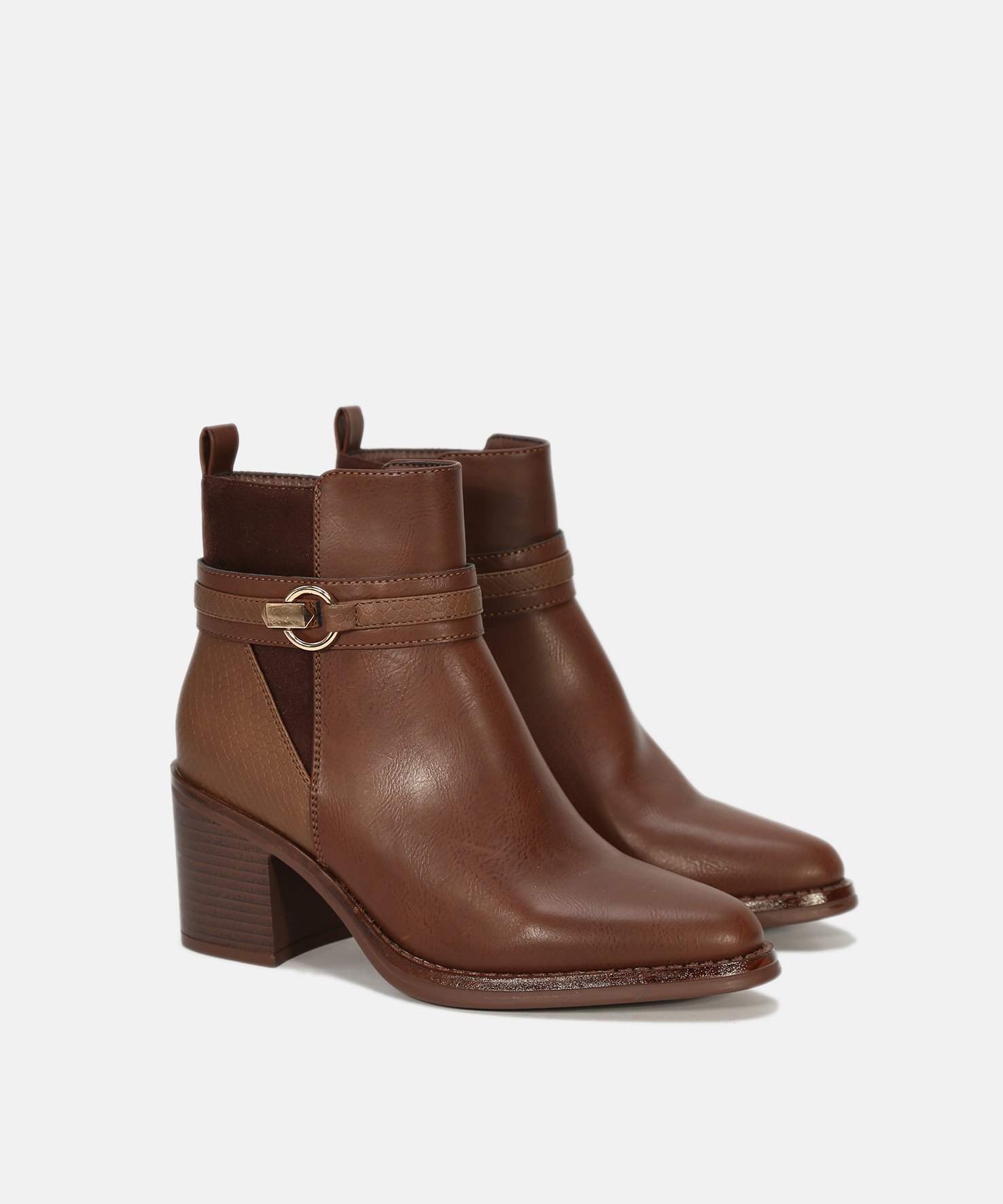 Botines combinados hebilla image number null